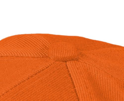 TK Flex Blank Hats, Adjustable Plain Hats, Casual Women's and Men's Hats, Baseball Caps for Patches and Embroidery, 12 Pack - color: Orange