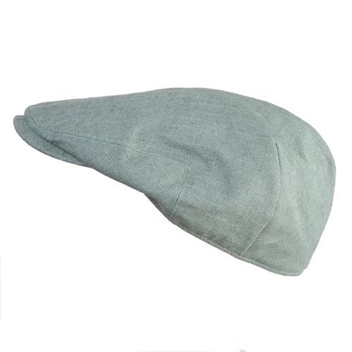 e4Hats.com Men's Linen Summer Ivy Cap - color: Slate, size: Medium-Large