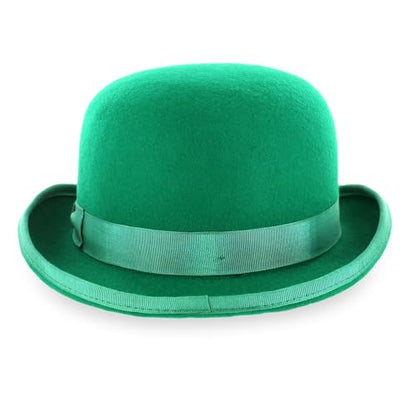 Hats in the Belfry NEW Tammany Bowler Black, Grey, Navy, Brown, Pearl - color: Green, size: Large