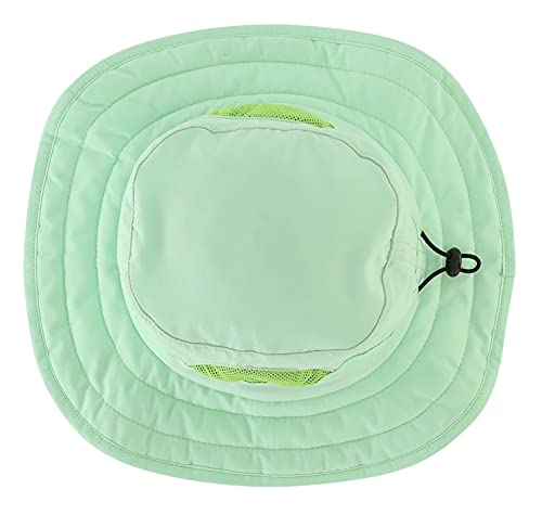 Connectyle Kids Sun Hat for Boys Girls Wide Brim Bucket Hat UPF 50+ Sun Protection Hat Breathable Summer Beach Hat - color: Mint Green
