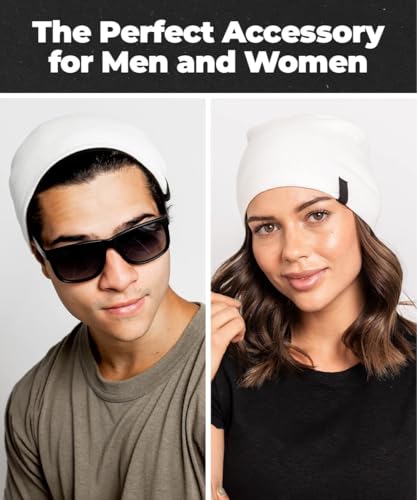 Warm Slouchy Beanie Hat - Deliciously Soft Daily Beanie in Fine Knit - color: Eggplant