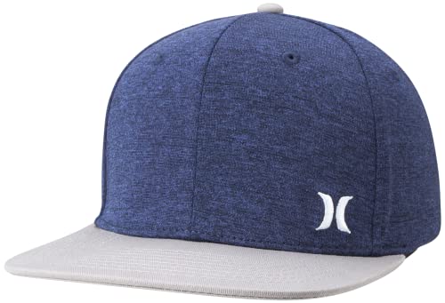 Hurley Mens Cap Flat Brim Snapback Standard Trucker Hat - color: Armory Navy