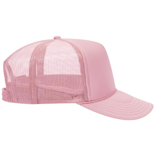 BROTHER TRUCKERS Choosin' Texas Distressed Mesh Back Hat - color: Pink