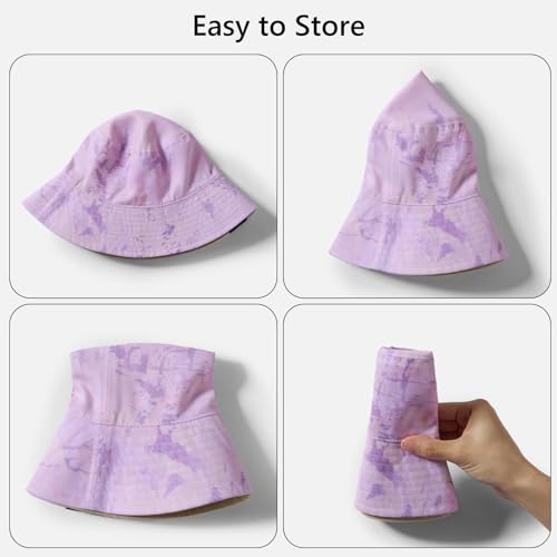 UPF 50+ Reversible Sun Hat - color: Beige/Pink Camo, size: Large