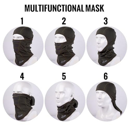 Ski Mask,Balaclava Mask,Wind Water Resistant for Cold Weather - color: Olive Drab