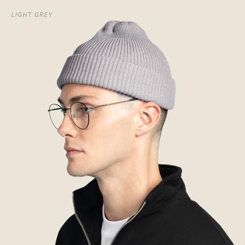 Fisherman Beanie Cuffed Knit Winter Hat Trawler Sailor Watch Cap Men Women - color: Classic (Army Green)