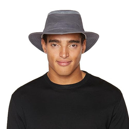 Tilley T5MO Adventure Airflo Hat, UPF 50+ Men's Sun Hat - color: Grey, size: 7 1/8