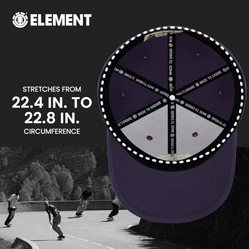 Element Unisex Adult Element Baseball Hat, Adult Flex Fit Active Sport Cap with Curved Brim - color: Navy