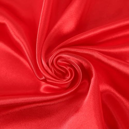 British US Military Berets with 35" Square Silk Like Head Scarf, Army Beret French Beret for Men and Women - color: Red, size: X-Large