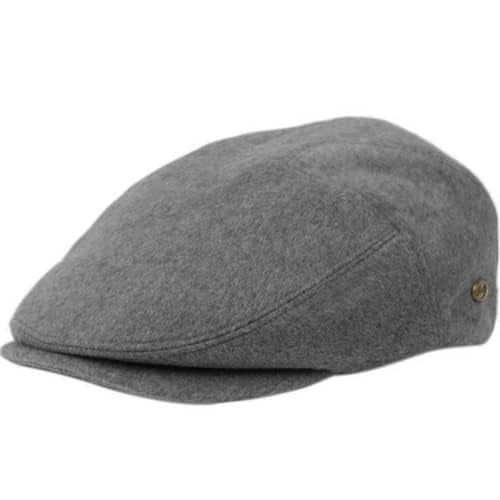 EPOCH Men's Contemporary Winter Wool Newsboy Ivy Hat - color: Iv6063gray, size: Small-Medium
