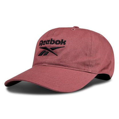Reebok Classic Logo Hat | Mens | Womens | Adjustable | Breathable | Everyday | Low Profile | Cotton Twill - color: Rose Pink