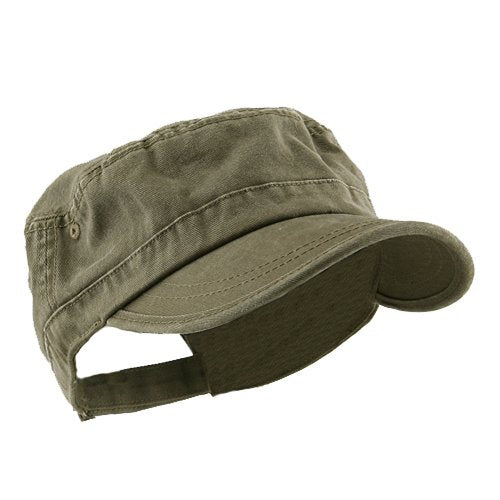 e4Hats.com Enzyme Regular Solid Army Caps - color: Green