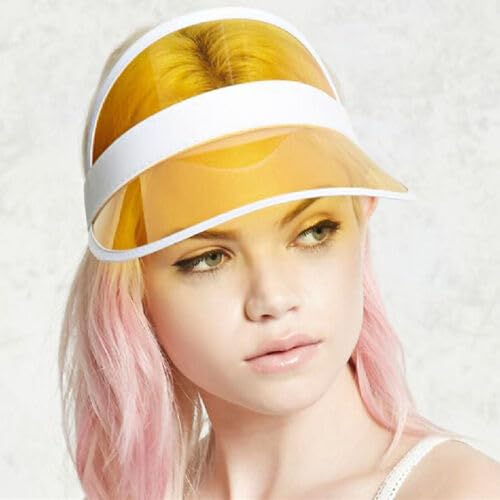 Boolavard Sun Visor Hats Cap Sports Beach Tennis Golf Headwear for Women Men - color: Pink