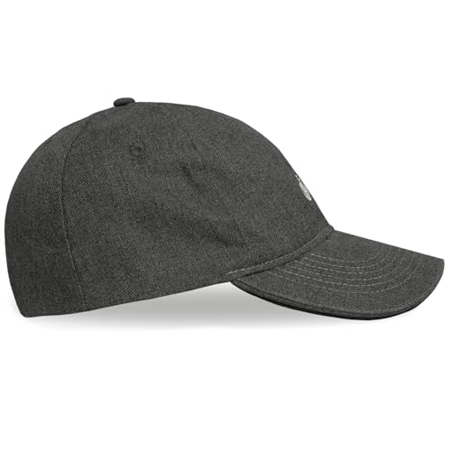 Headsweats Dad Hat – Men's Embroidered Twill Baseball Cap, Adjustable Strapback, Lightweight, Breathable - color: Dark Grey/Bicycle
