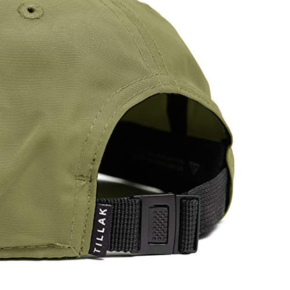 Tillak COHO Six Panel Hat, Kodra Nylon 6 Panel Cap with Snap Closure - color: Fir Green