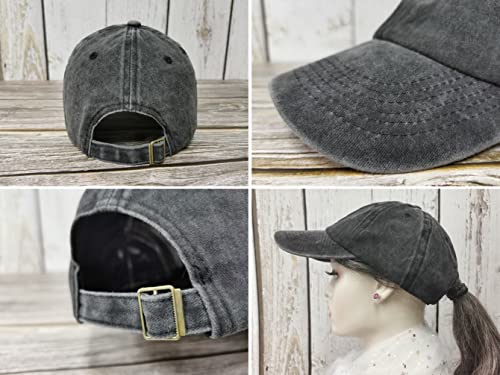 Embroidered Baseball Caps for Men and Women - color: I'm Not Old I'm Classic (Washed Black)