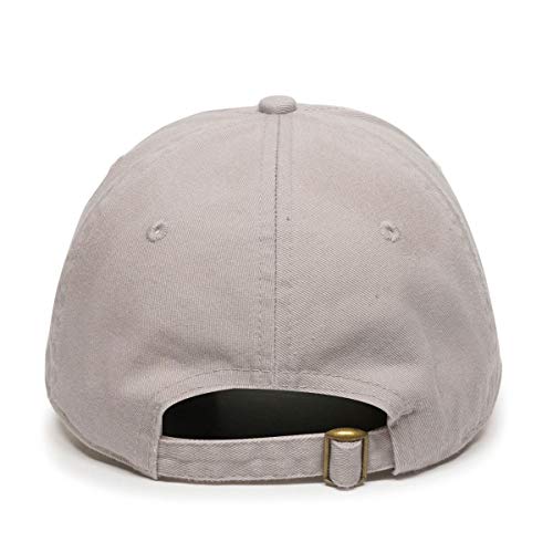Pigeon Baseball Cap Embroidered Cotton Adjustable Dad Hat - color: Light Grey