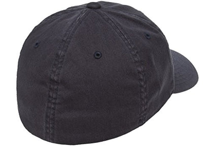 Flexfit Low Profile Garment Washed Cotton Cap - color: Navy, size: 7 1/8-7 5/8