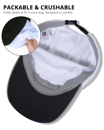 GADIEMKENSD Men’s Running Hat Performance Mesh Cap, Excellent Breathable - color: White