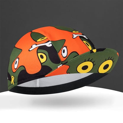 Cycling Cap for Man and Woman Cycling Hat Under Helmet-Polyester Breathable Sweat Absorbent - color: Go-15