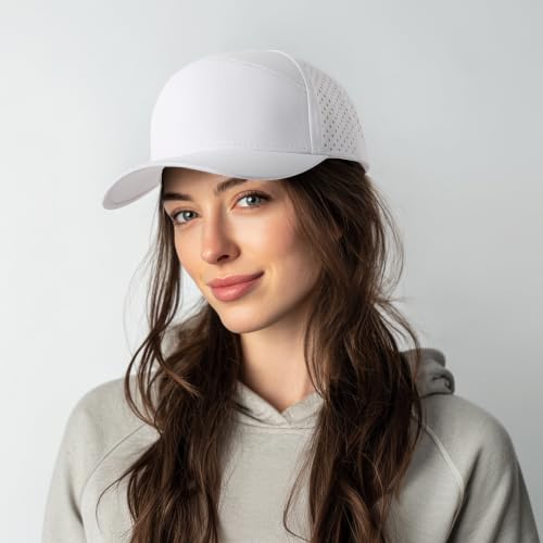 HH HOFNEN Quick Dry Baseball Cap Snapback Golf Trucker Hat for Man Women - color: 1-navy
