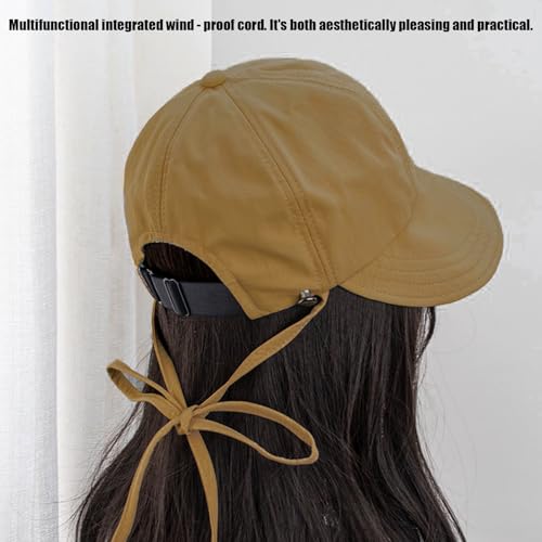 Womens Sun Hat Wide Brim UPF 50+ UV Protection Foldable Packable Sun Shield Hat for Women, Ponytail Outdoor Fishing Hat - color: Upgraded Brown