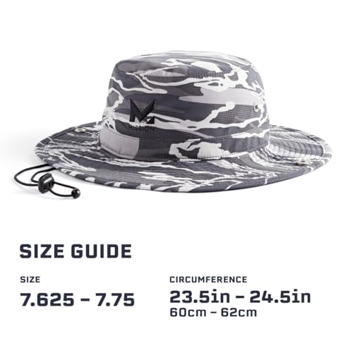 MISSION Cooling Bucket Hat - Unisex Wide-Brim Hat for Men & Women - Lightweight, Foldable & Durable - Cools Up to 2 Hours - color: Matrix Camo Silver