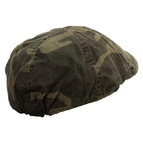 e4Hats.com Washed Camo Ivy Cap with Elastic Band