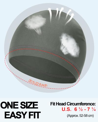 Cooling Skull Cap Cycling Motorcycle Hard Hat Helmet Liner Men - color: 4pcs (White+light Gray+dark Gray+black)