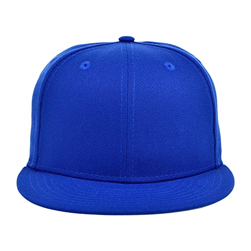 Lids Blank Dime Adjustable Snapback Hat - color: Royal Blue