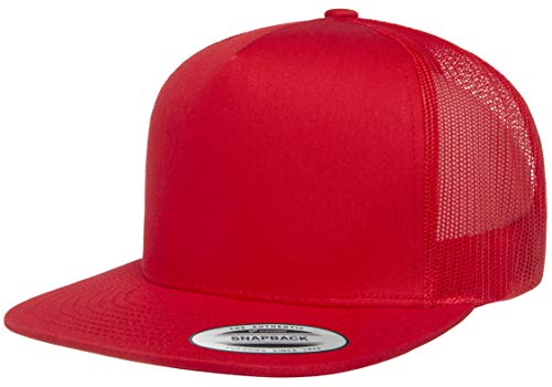 Yupoong Mens Yp Classics Classic Trucker Cap - color: Red