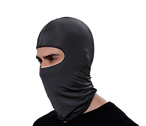 Pack of 3 Ski Mask Bandana Face Hat for Outdoor Airsoft Motorcycle Hood Helmet Balaclavas Headwear - color: Dark Gray