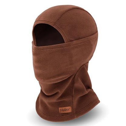 Winter Balaclava Ski Mask for Men Women - Windproof Thermal Face Mask for Snowboard Cycling Running for Cold Weather - color: Khaki
