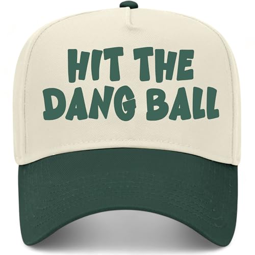 Hit The Dang Ball V2 Hat - color: Green/Natural