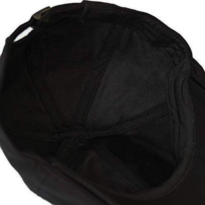 WITHMOONS Flat Cap Cabbie Hat Gatsby Golf Ivy Irish Newsboy Cotton SL31218 - color: Black