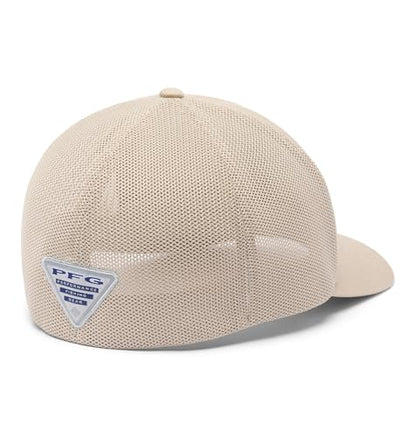 Columbia Unisex PFG Patch Mesh Ball Cap - color: Ancient Fossil/Spin Flyer, size: Large-X-Large