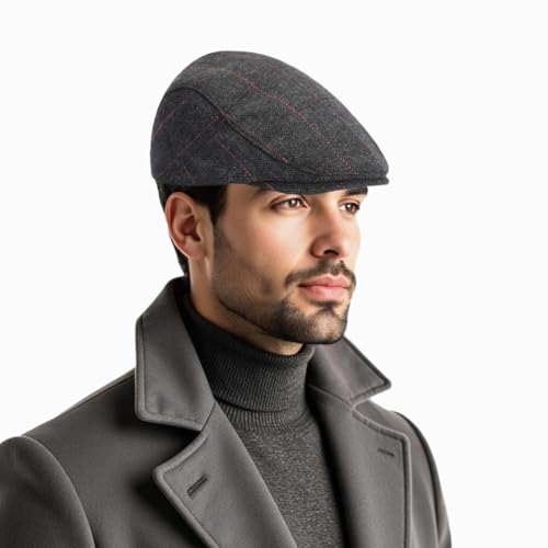 Newsboy Cap for Men/Women Newsboys Hat Men Beret Hats Soft & Comfortable Dress Beret Fashionable Caps for Daily Wear - color: Color18, size: X-Large