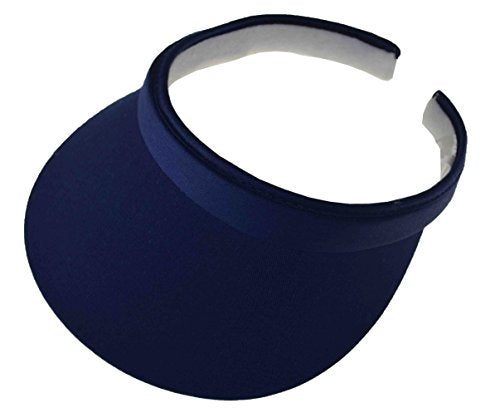 Nayt Women's Cotton Twill Clip-on Visor - color: Navy Blue, size: One Size-Large