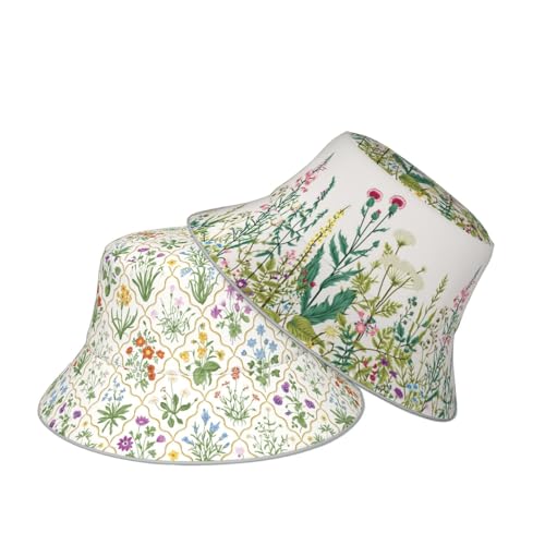 Bucket Hat Hat Reversible Fisherman Hats Double Sided Wearing Women Men - color: Black32