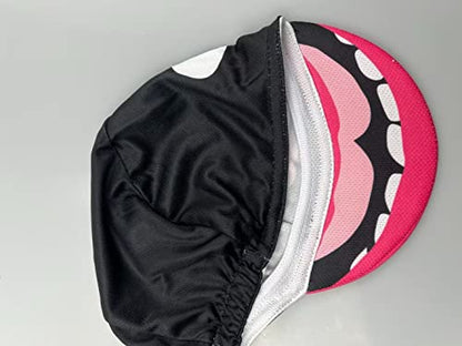 Funny Cycling Cap - Polyester Skull Cycling Hat-Under Helmet -Cartoon Cycling Helmet Liner Breathable&Sweat Uptake - color: D25