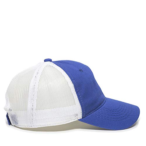 Outdoor Cap Garment Washed Meshback Cap - color: Royal/White