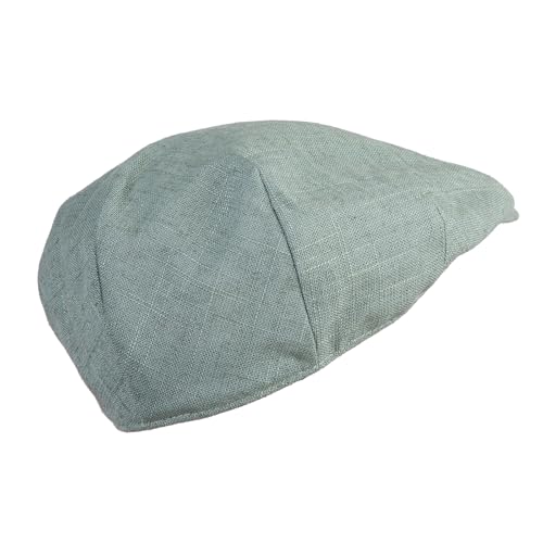 e4Hats.com Men's Linen Summer Ivy Cap - color: Slate, size: Medium-Large