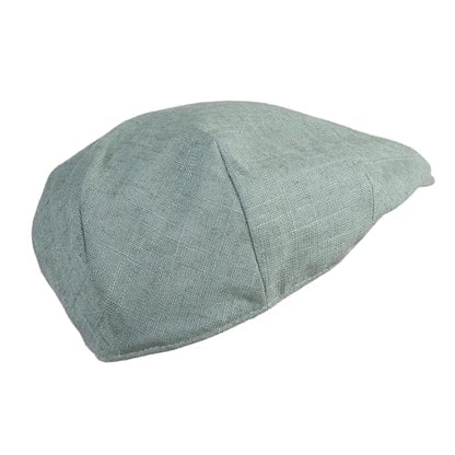 e4Hats.com Men's Linen Summer Ivy Cap - color: Slate, size: Medium-Large