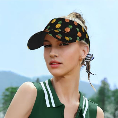 Leopard Print Sunscreen Visor Cap Adjustable Empty Top Outdoor Sports Hat - color: 16