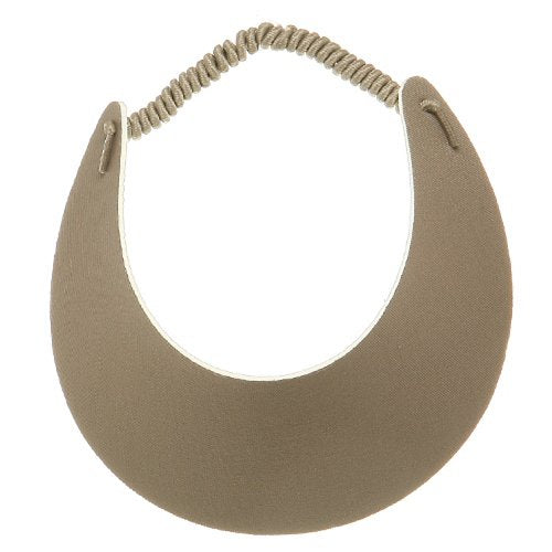 e4Hats.com Fabric Foam Visor - color: Khaki
