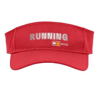 Runner Running Sport Sun Visor - color: Red