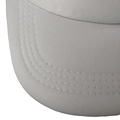 12 Pack Sublimation Hats for Men Blank Trucker Hats Bulk Snapback Mesh Women Baseball Caps DIY Custom 18 Colors - color: Pure White