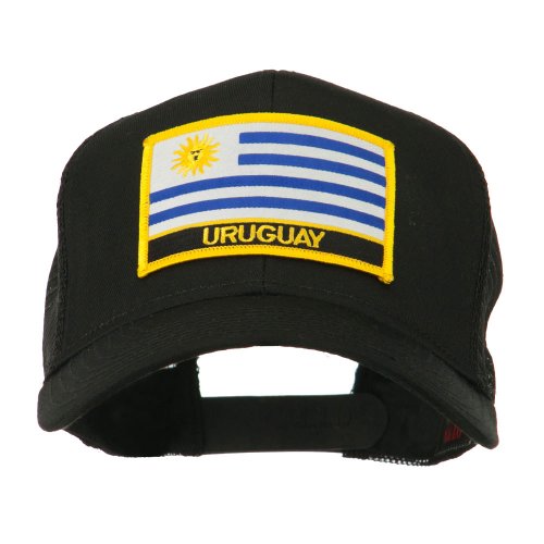 e4Hats.com South America Flag Letter Patched Mesh Cap - color: Uruguay
