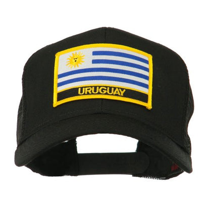 e4Hats.com South America Flag Letter Patched Mesh Cap - color: Uruguay