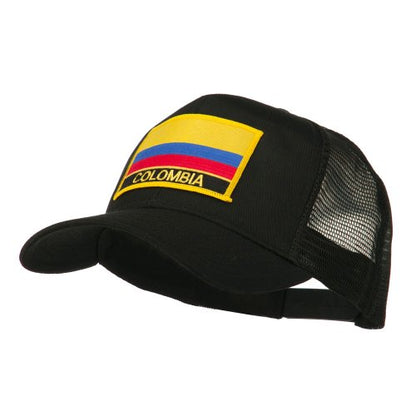 e4Hats.com South America Flag Letter Patched Mesh Cap - color: Colombia